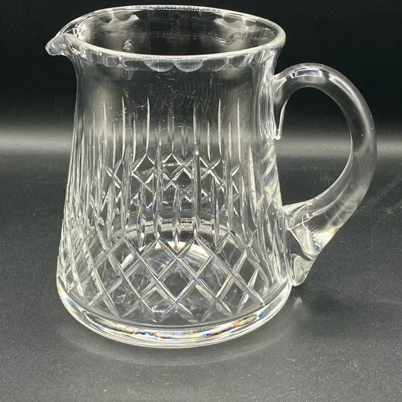 Vintage 1980’s Edinburgh Crystal Appin Pattern Water Pitcher Hand Blown